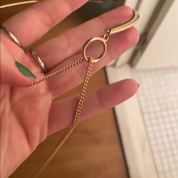 Gold statement necklace - Picture 4 of 4